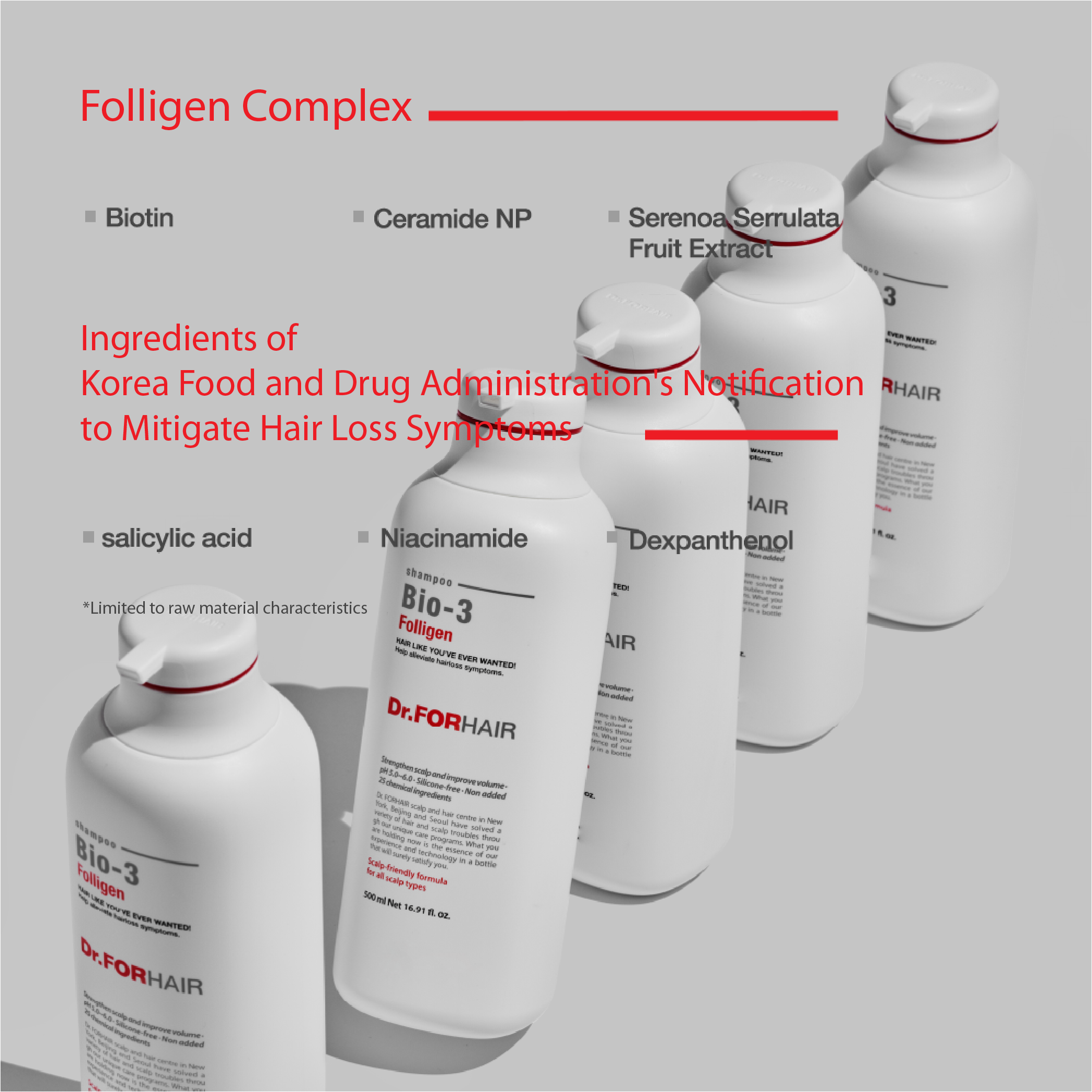 Dr.FORHAIR Bio-3 Folligen Shampoo 3