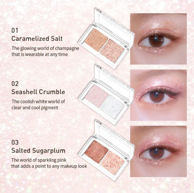 PERIPERA Duo Pocket Glitter Shadow